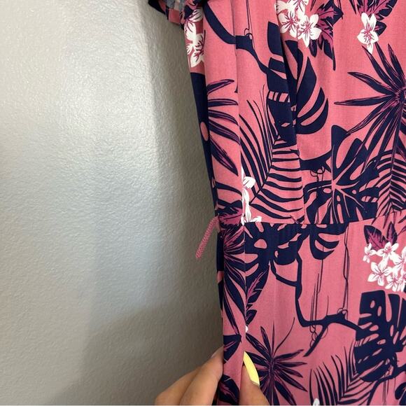 NWT ModCloth Pink Thelma Tropicool Maxi
Dress Floral Tropical Women's Size 4 - Picture 9 of 13